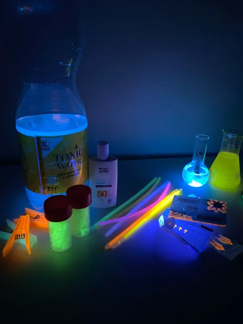 Luminiscenční workshop na gymnáziu v Lanškrouně